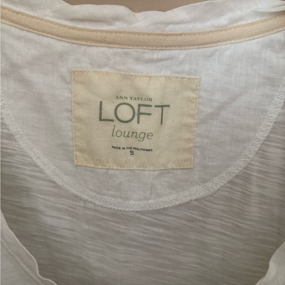 LOFT Lounge White Dress Size Small - Picture 2 of 3